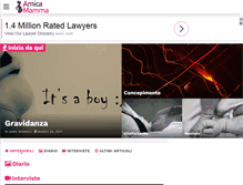 Tablet Screenshot of amicamamma.org